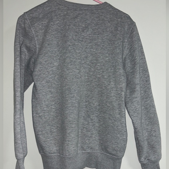 Levis Kids pullover Sweatshirt Light Gray Red Big Logo Size L Large Boys - Picture 2 of 8